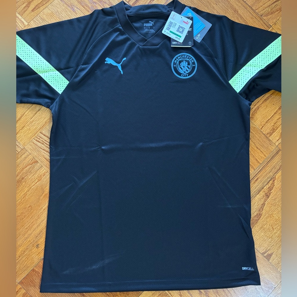 Puma Manchester City Black Training Jersey